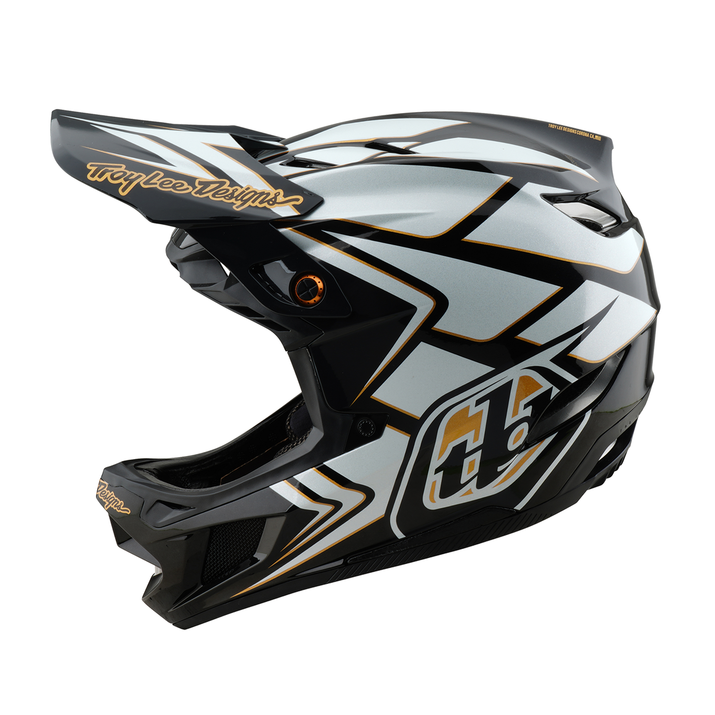 Troy Lee Design D4 COMPOSITE MIPS GHOSTWING MTB Helm Wit