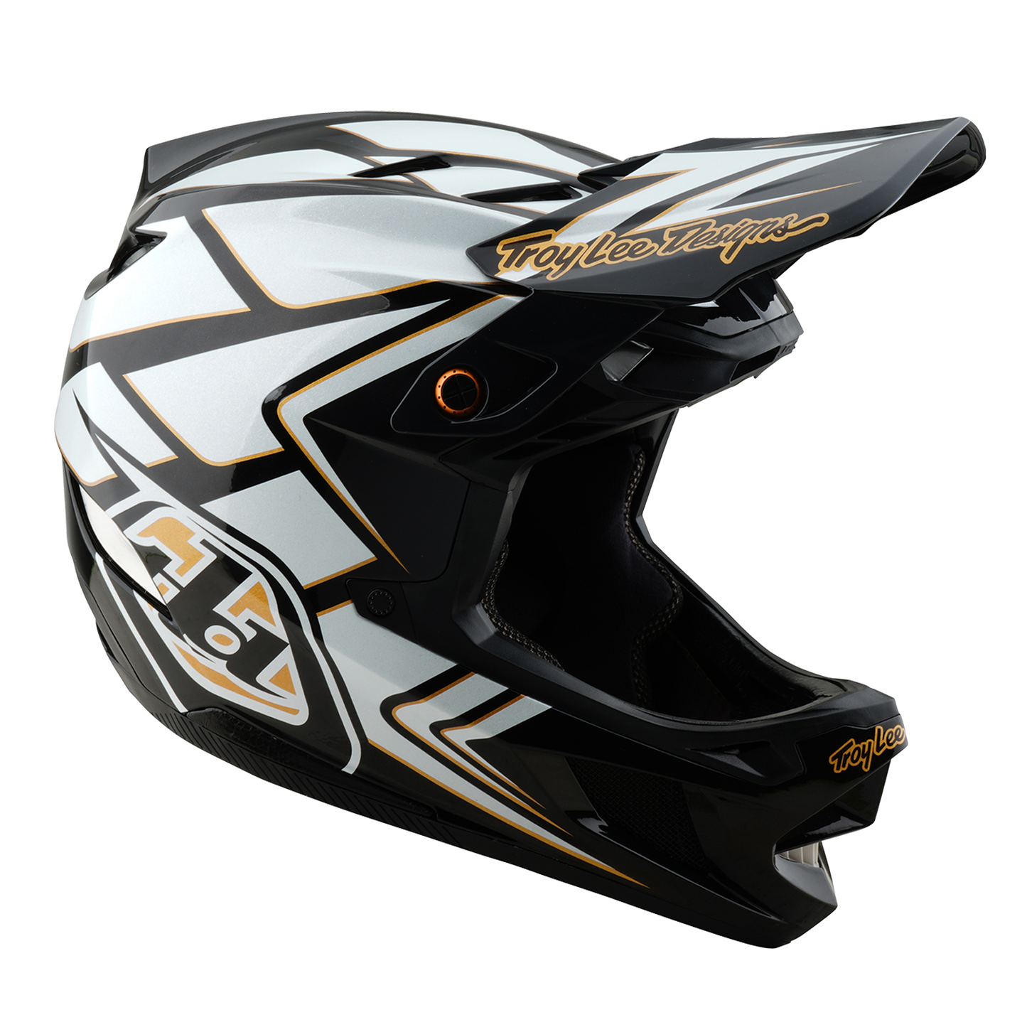 Troy Lee Design D4 COMPOSITE MIPS GHOSTWING MTB Helm Wit