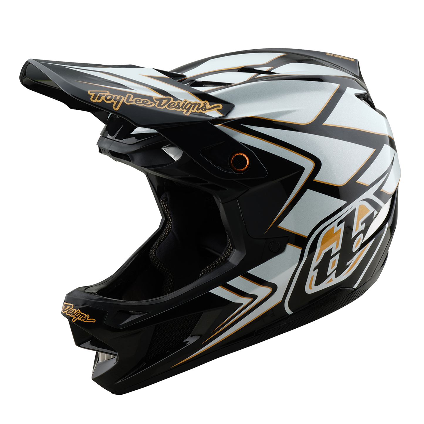 Troy Lee Design D4 COMPOSITE MIPS GHOSTWING MTB Helm Wit