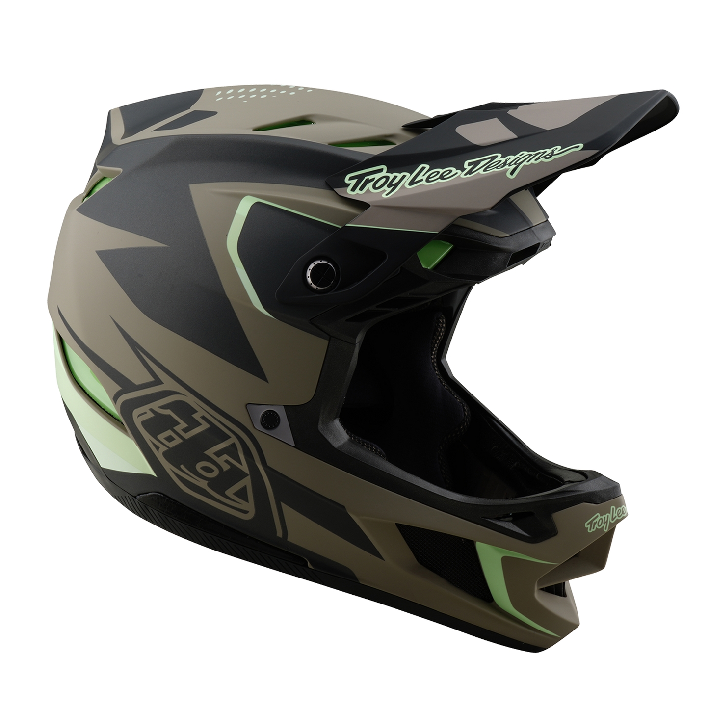 Troy Lee Design D4 COMPOSITE MIPS MTB Helm Bruin/Zwart/Geel