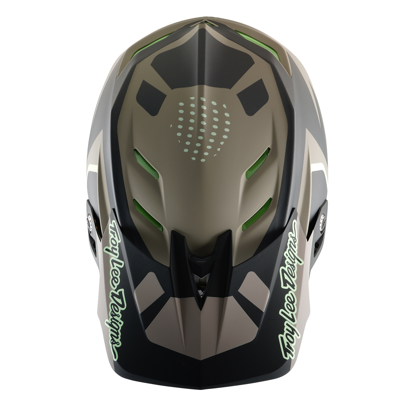 Troy Lee Design D4 COMPOSITE MIPS MTB Helm Bruin/Zwart/Geel