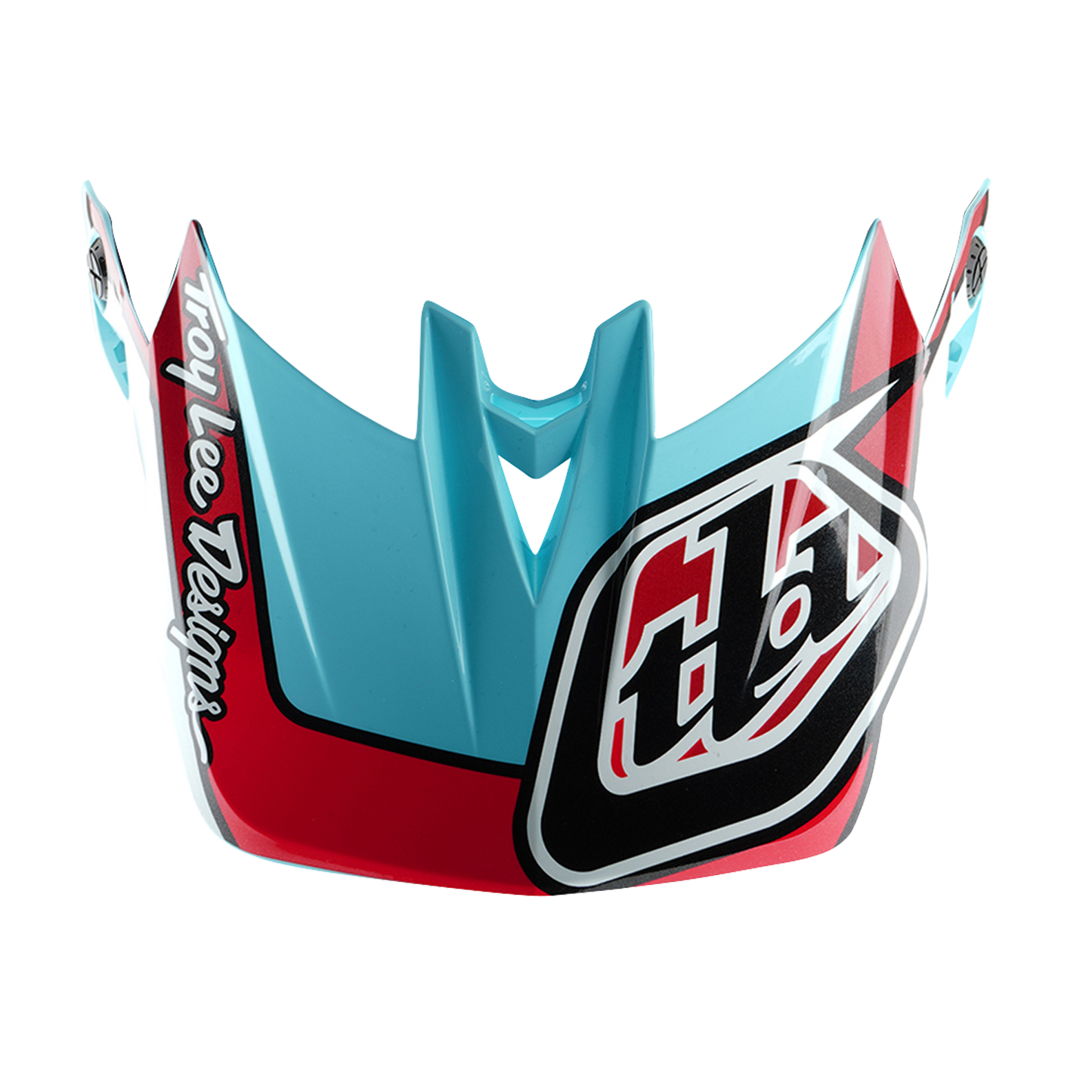Troy Lee Design D4 POLYACRYLITE MIPS LINEAR MTB Helm Blauw