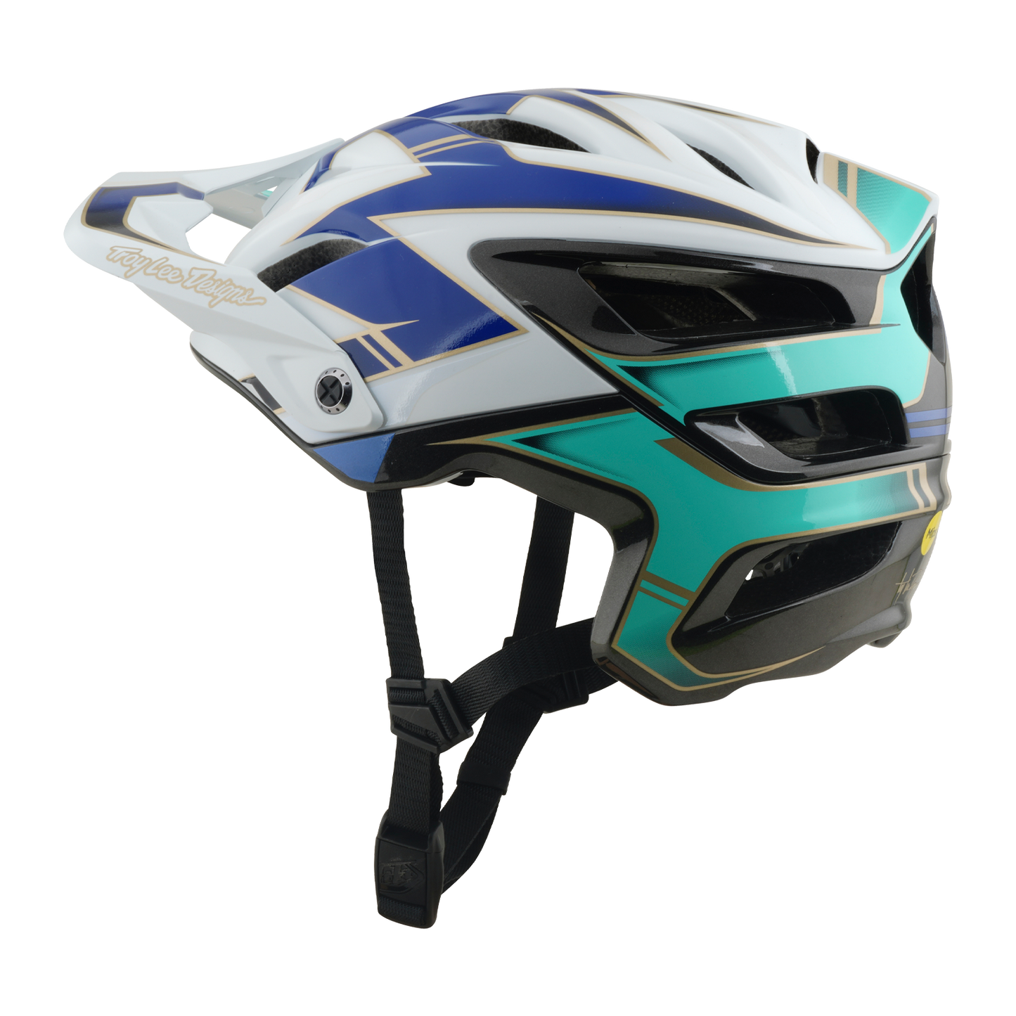 TROY LEE DESIGNS A3 MIPS ELECTRA MTB Helm Wit