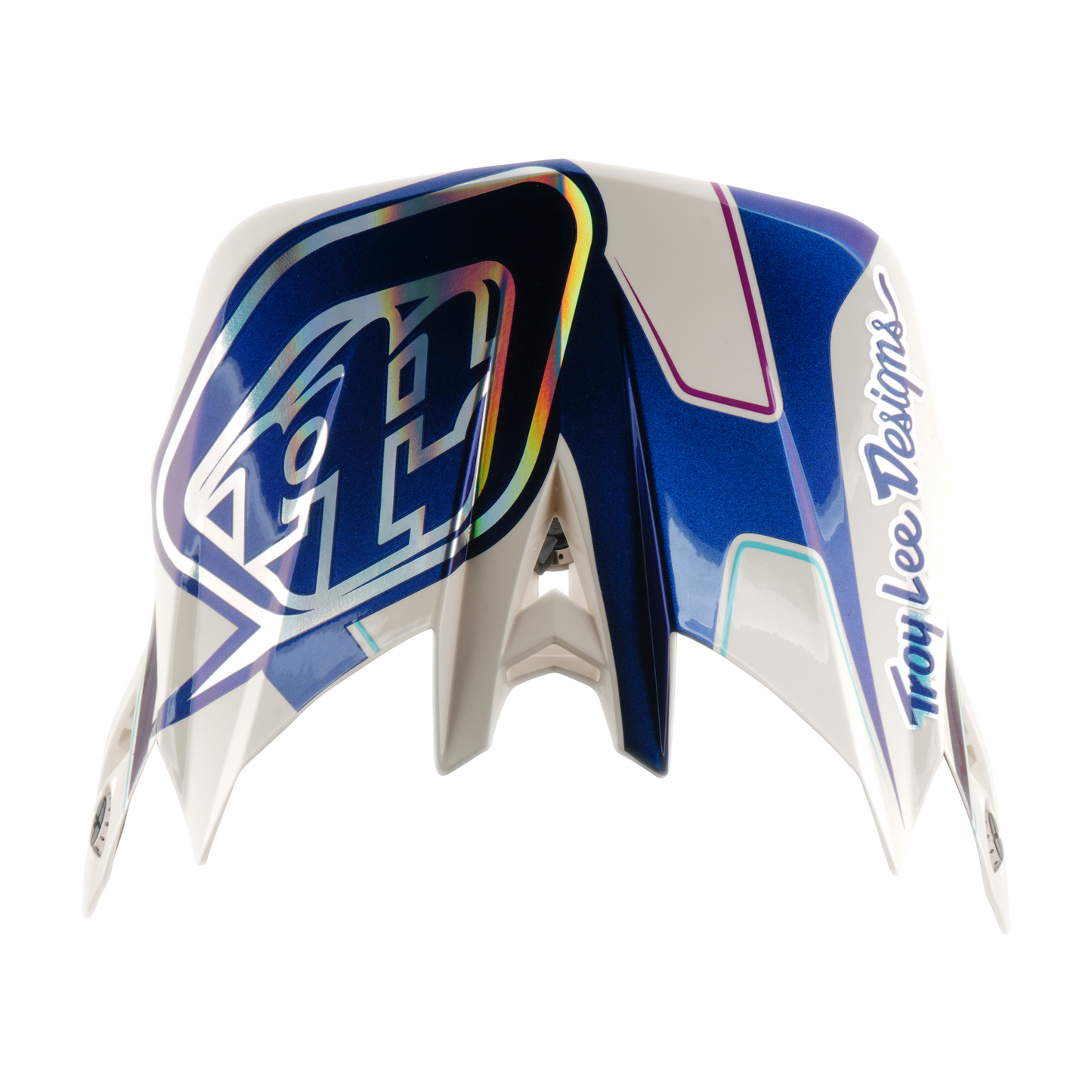 TROY LEE DESIGNS D4 COMPOSITE MIPS FLARED MTB Helm Wit