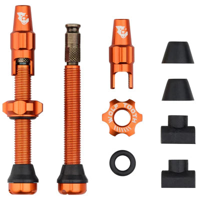 WOLF TOOTH CLIK VALVE Tubeless ventiel Oranje