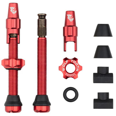WOLF TOOTH CLIK VALVE Tubeless ventiel Rood