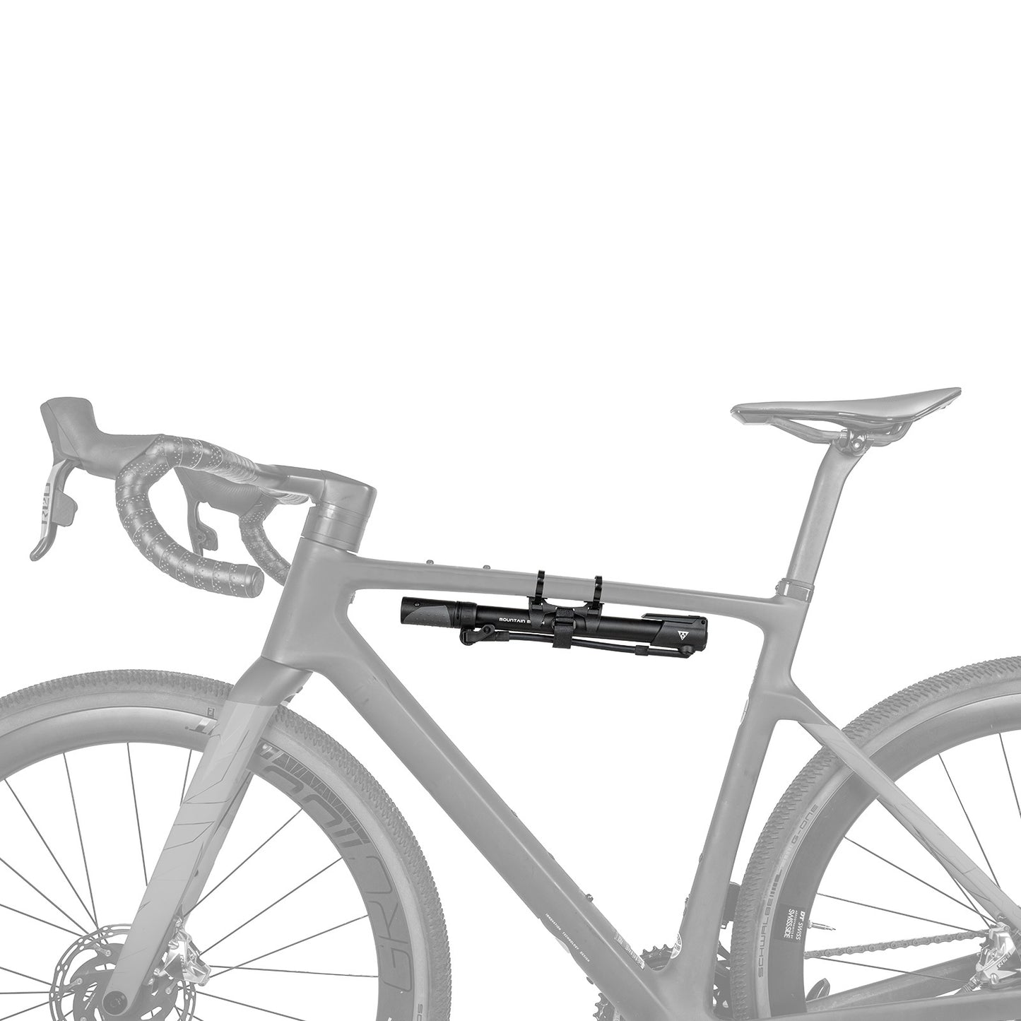 TOPEAK MOUNTAIN MORPH Compacte voetpomp zwart