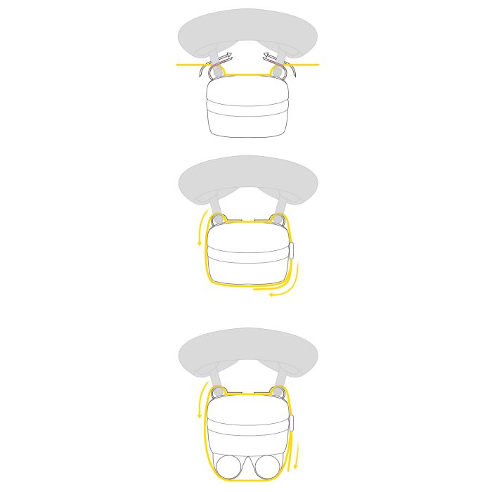 TOPEAK ELEMENTA Zadeltas Zwart