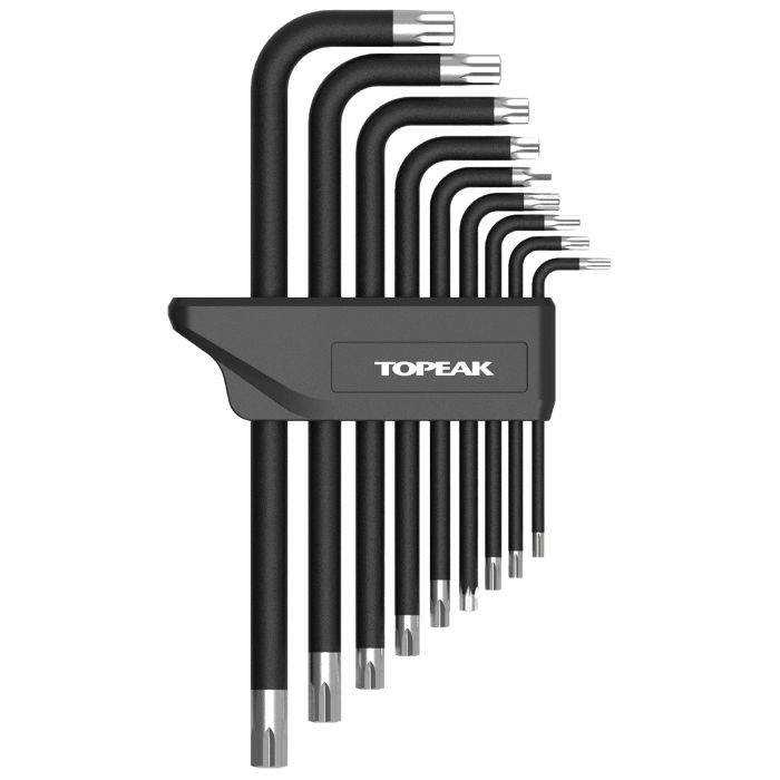 Set van 9 TOPEAK DX Torx steeksleutels
