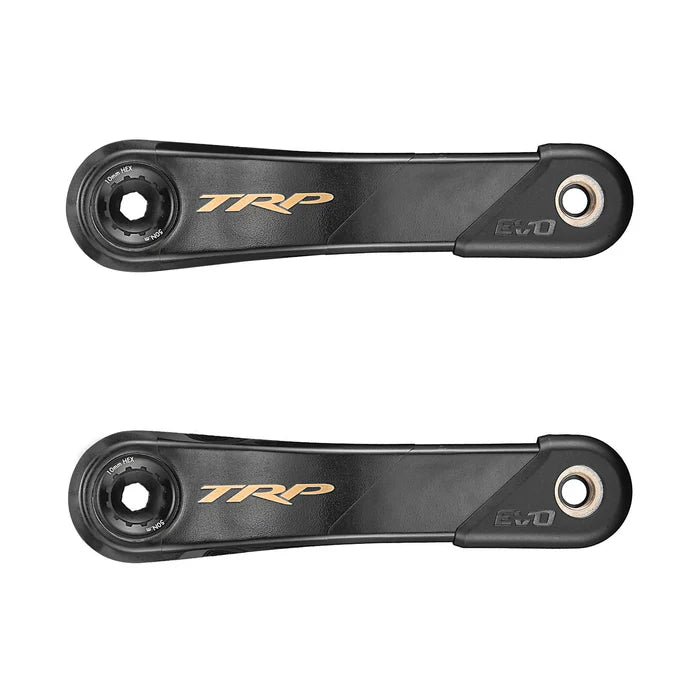 TRP EVO 12 M9050 Koolstof Cranks Zwart/Goud