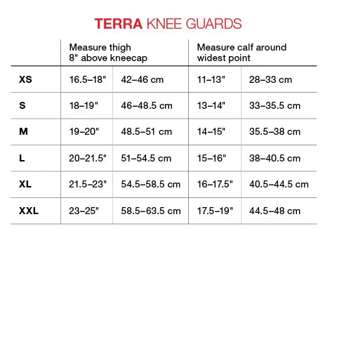 G-FORM TERRA Kniebeschermers Zwart