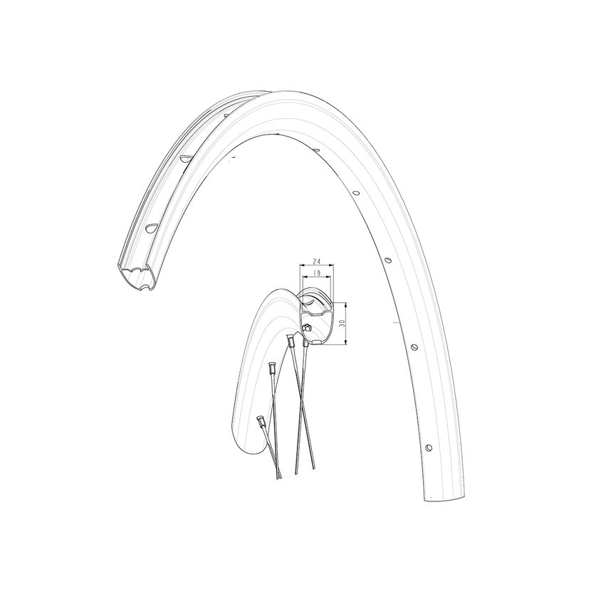 MAVIC KSYRIUM30 2024 kit voorwielen