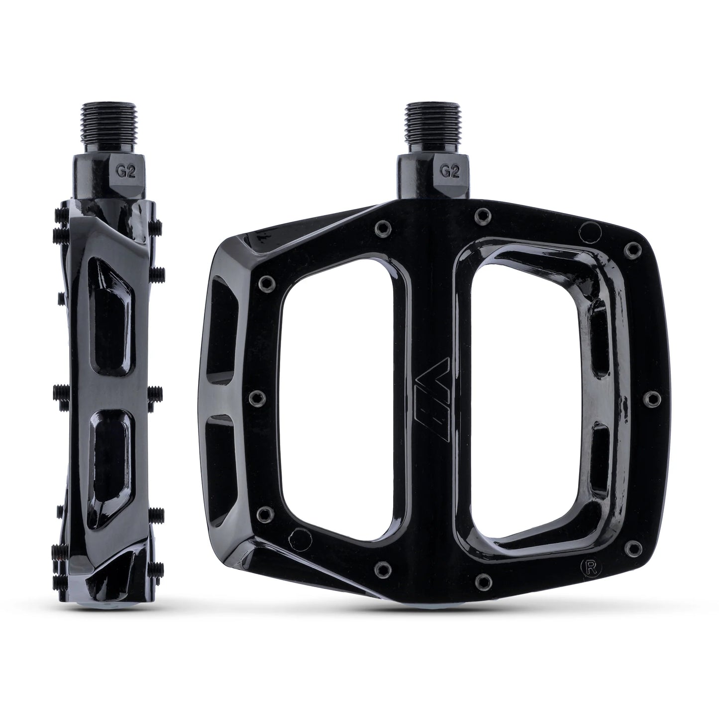 DMR V8 Platte Pedalen Zwart