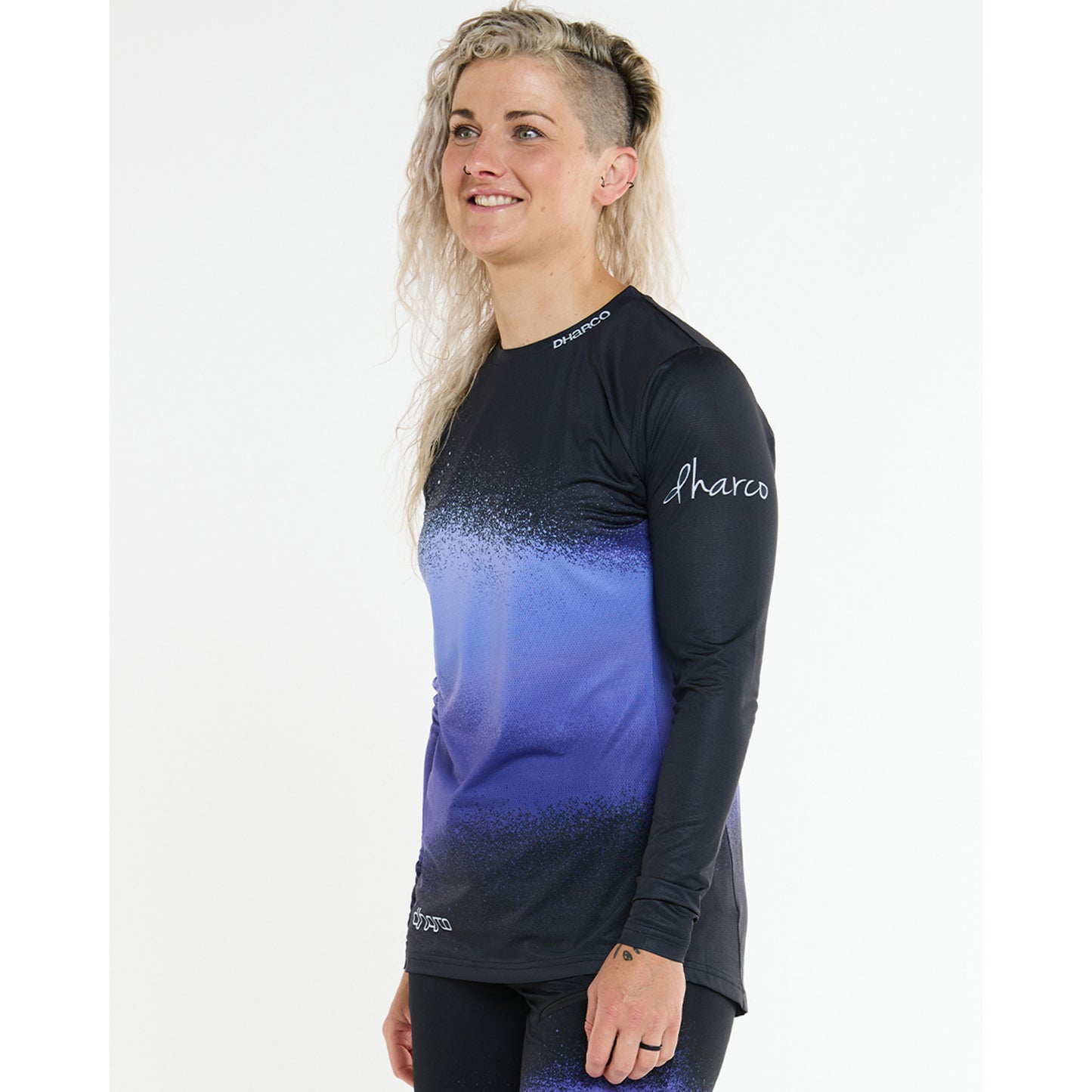 Damestrui DHARCO RACE ULTRA VIOLET Lange Mouw Zwart/Paars