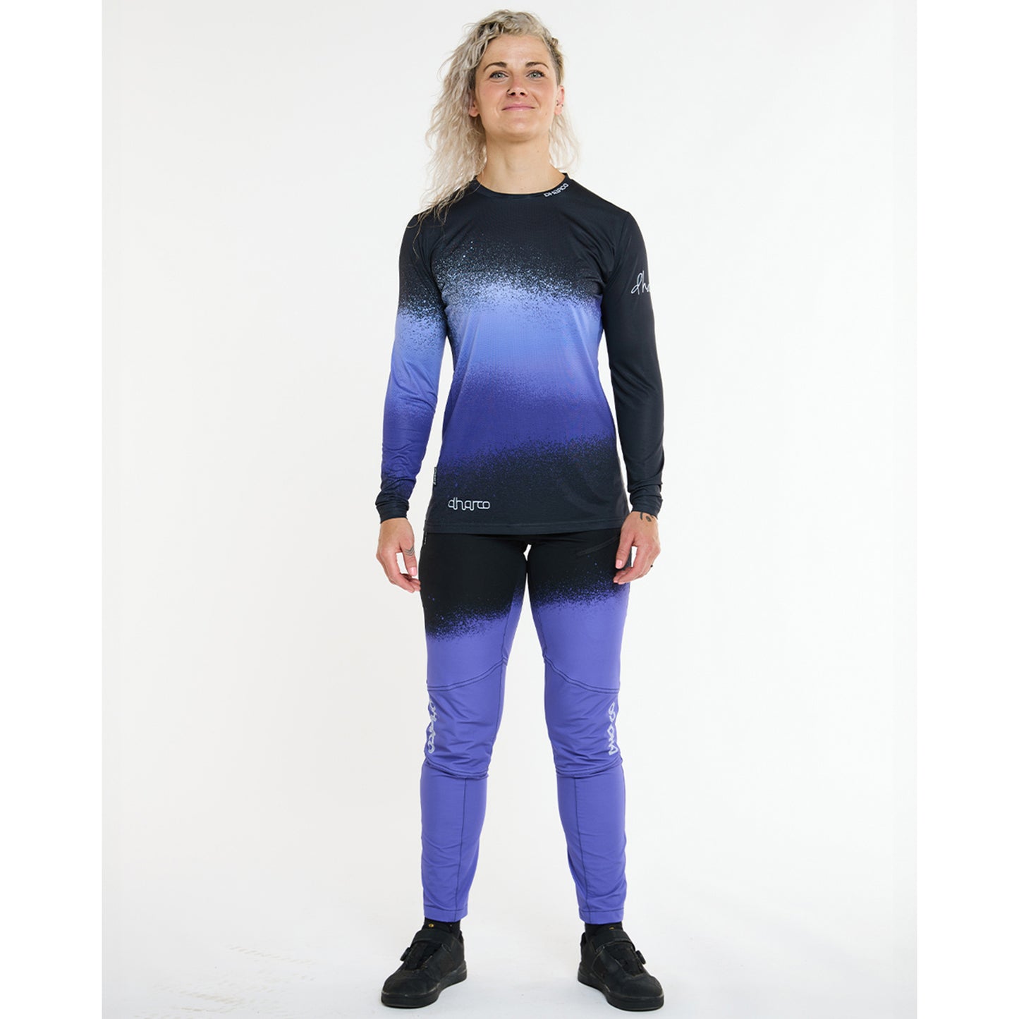 Damestrui DHARCO RACE ULTRA VIOLET Lange Mouw Zwart/Paars