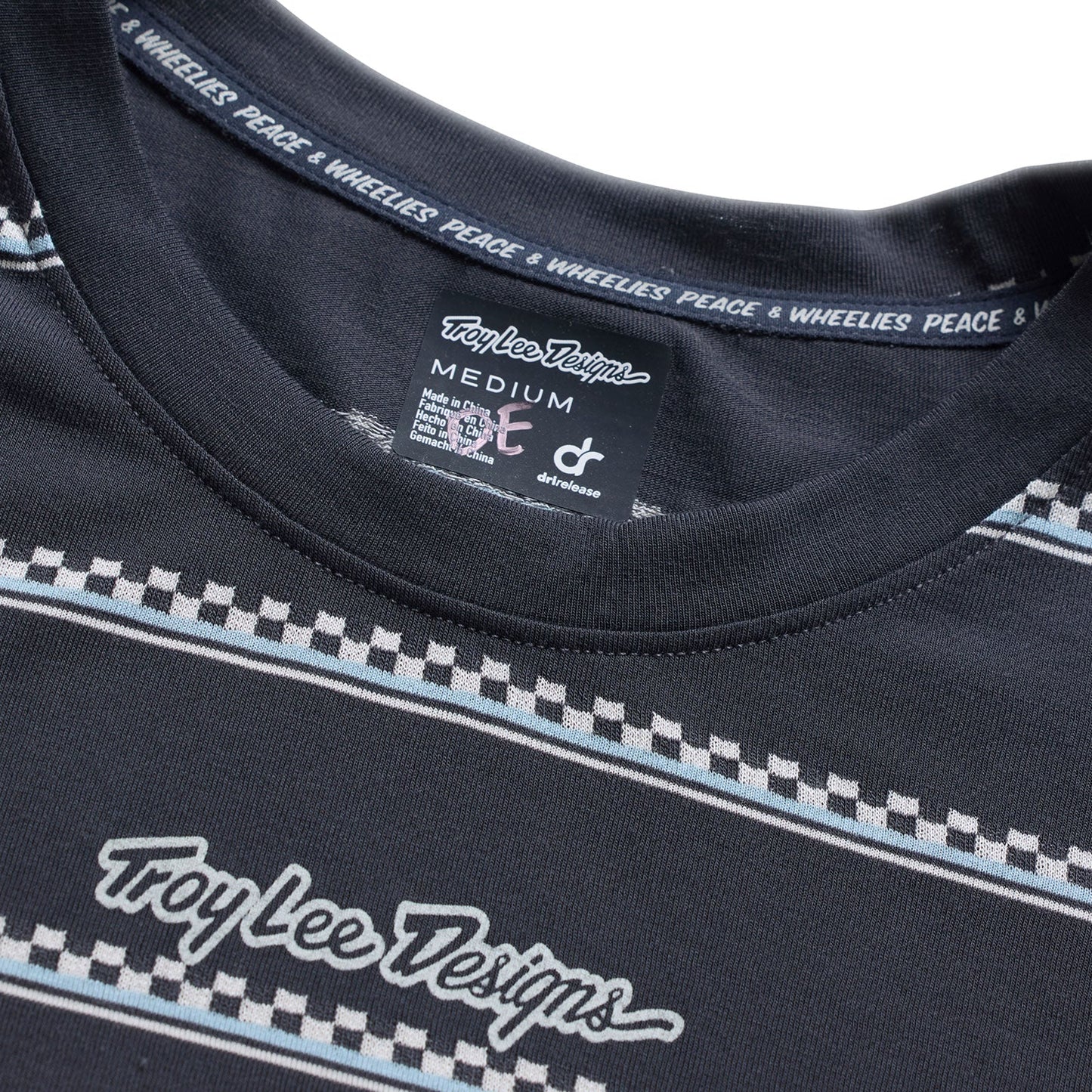 TROY LEE DESIGNS LILIUM RIDE CHECKED OUT Jersey met korte mouwen en carbon voor dames