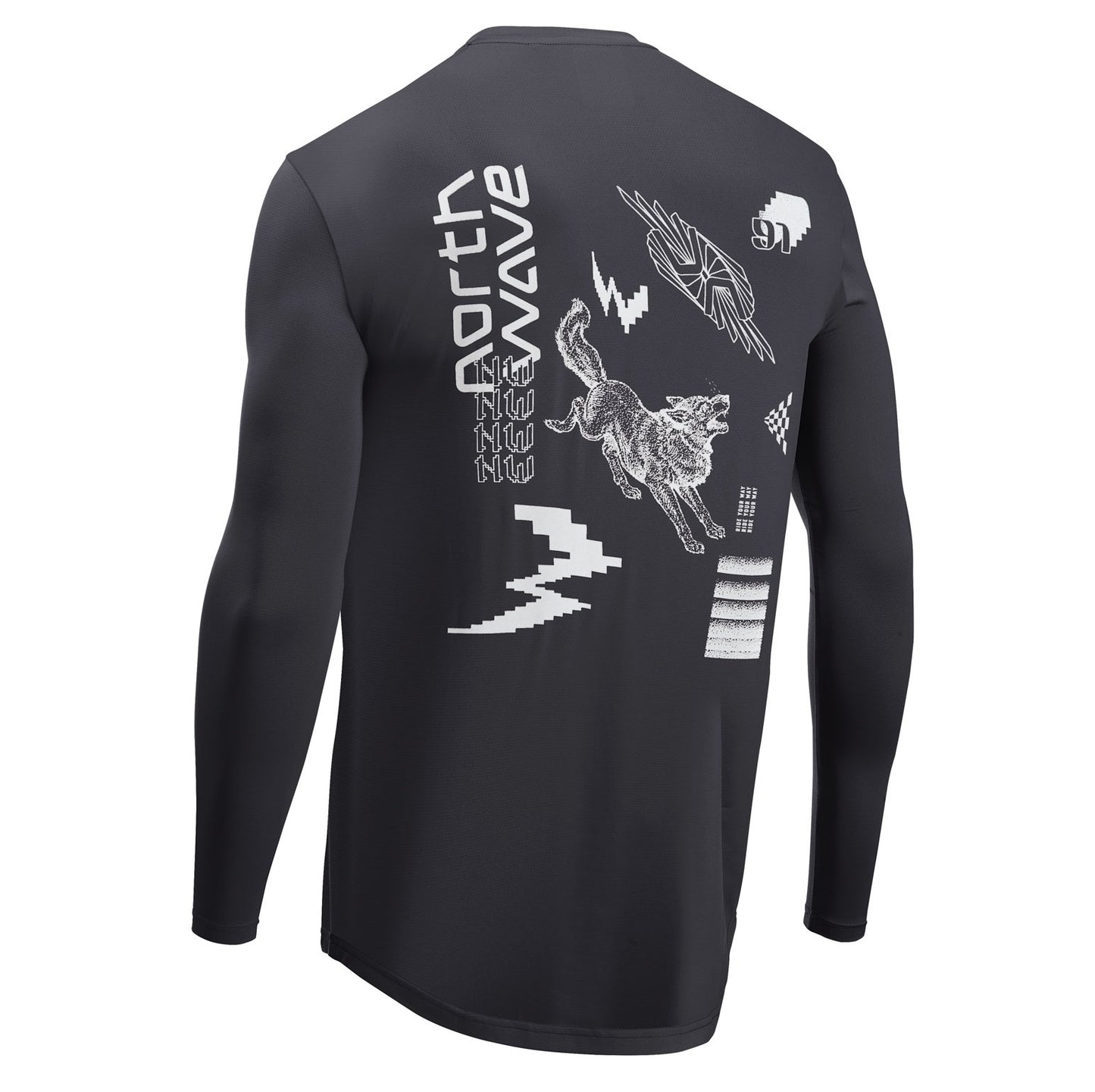 NORTHWAVE XTRAIL Lange Mouw Jersey Zwart