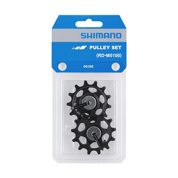 Paar SHIMANO RD-M5100 derailleurwieltjes