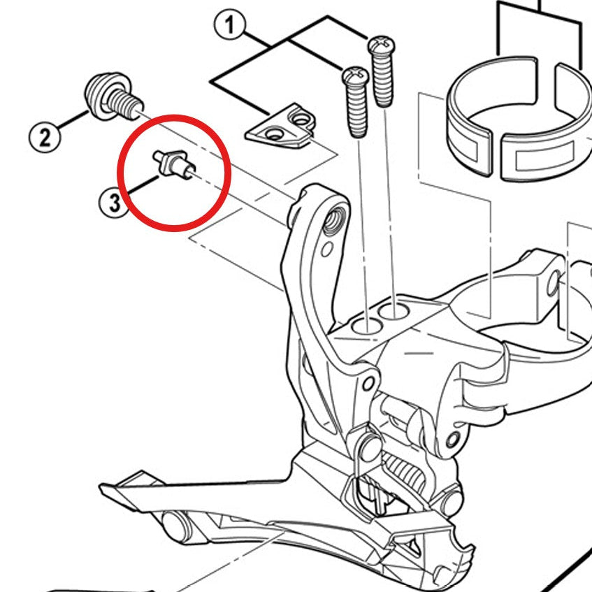 SHIMANO FD-6800 Kabelgeleider