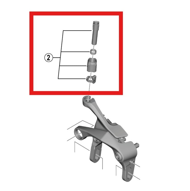 SHIMANO BR-R7000/7010 kabelspanschroef