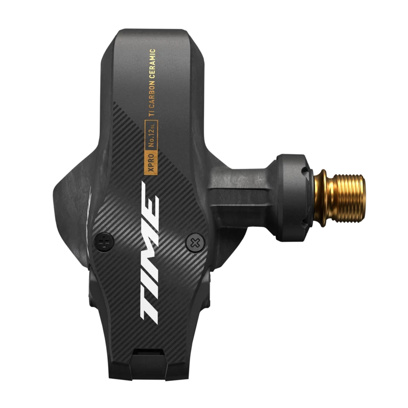 Time X PRO 12 SL Q-Factor 53 Koolstof/Titanium Gold pedalen