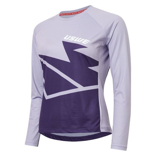 Dames USWE BERG MTB Long Sleeve Jersey Lavendel
