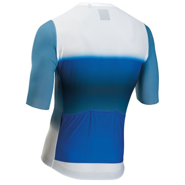 NORTHWAVE BLADE AIR Korte Mouw Jersey Wit/Blauw