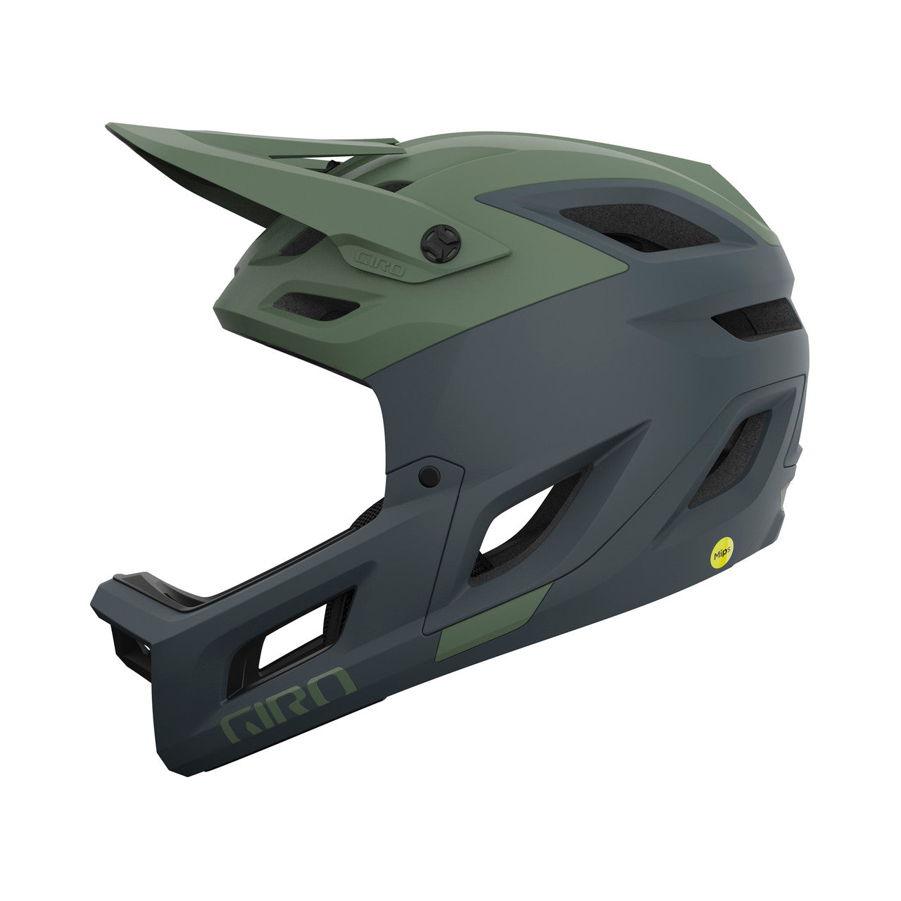 GIRO COALITION SPHERICAL MTB Helm Zwart/Matgroen