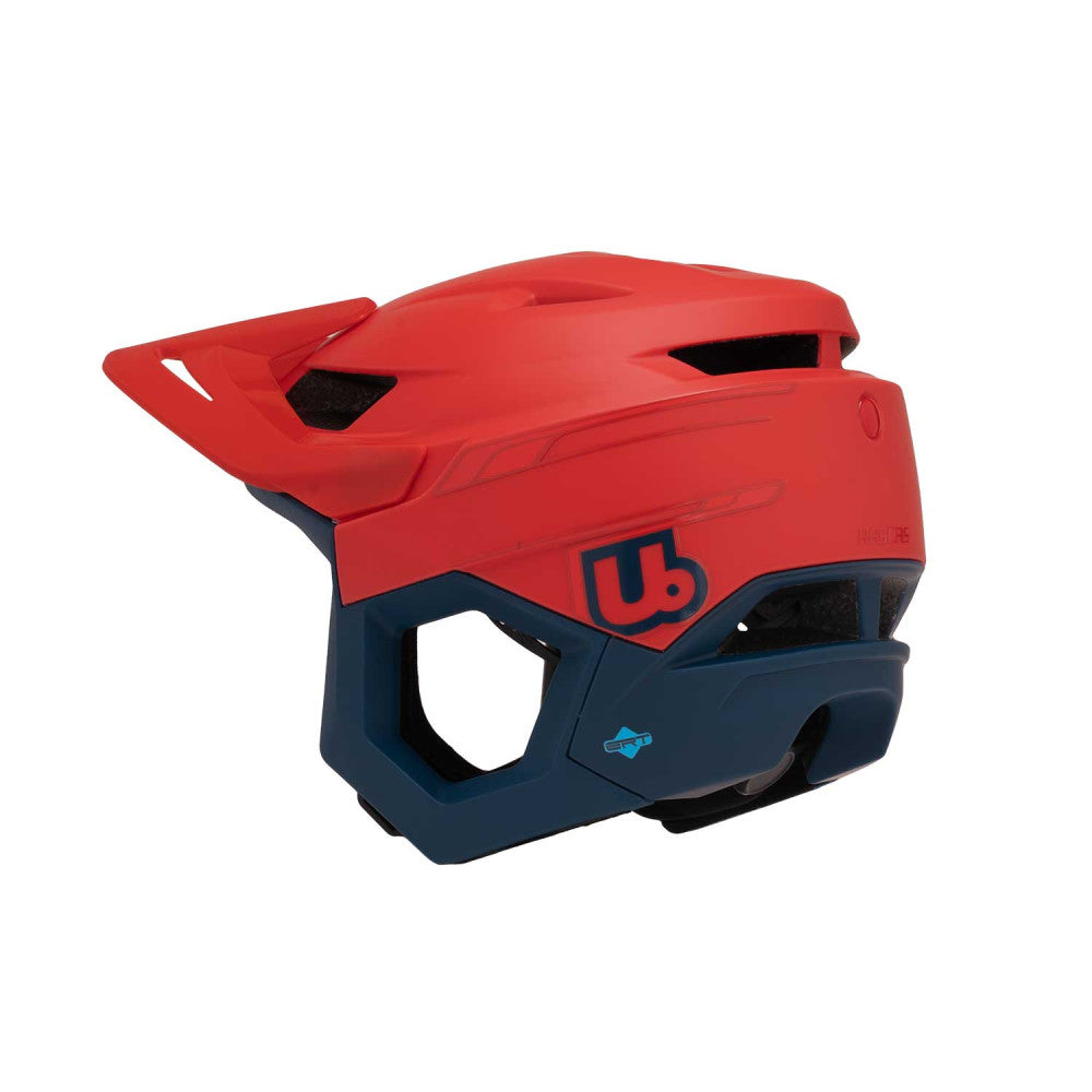 URGE RASCAS Neon Rush Rood/Blauw MTB Helm