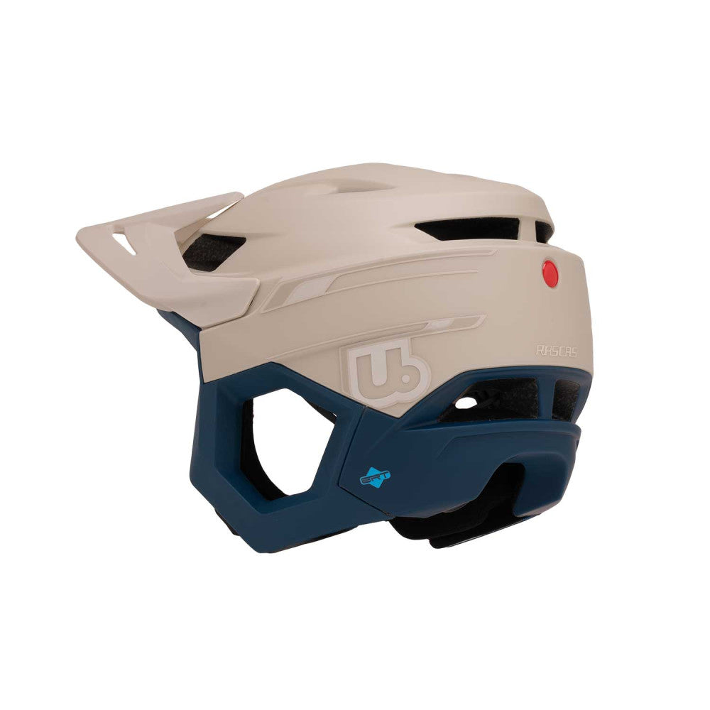 URGE RASCAS Smooth Stroke Beige/Blauw MTB Helm