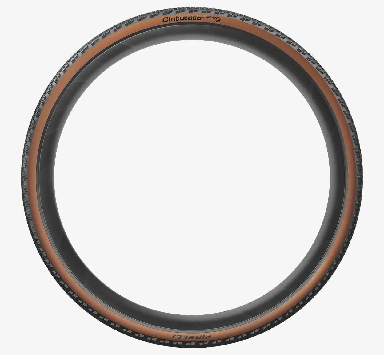 Band PIRELLI CINTURATO GRAVEL RC 700x45c Tubeless Ready Klassiek beige