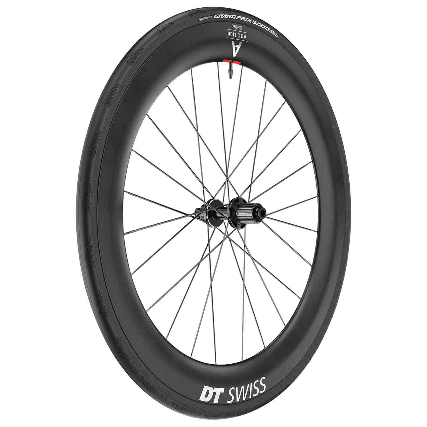 DT SWISS ARC 1100 DICUT WTS 55 Tubeless Ready Achterwiel (Center Lock)