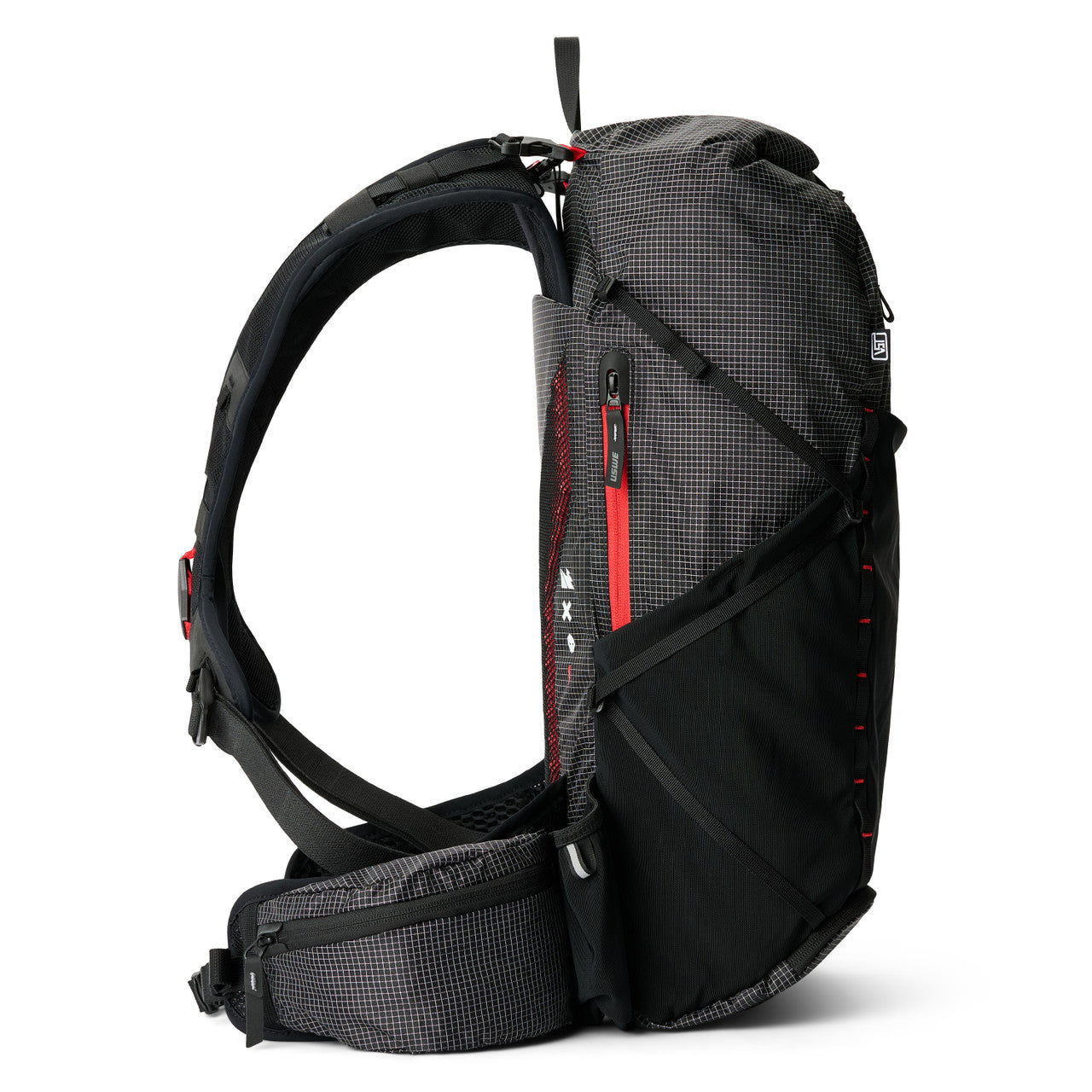 USWE ROLLTOP DAYPACK 18L Rugzak Zwart