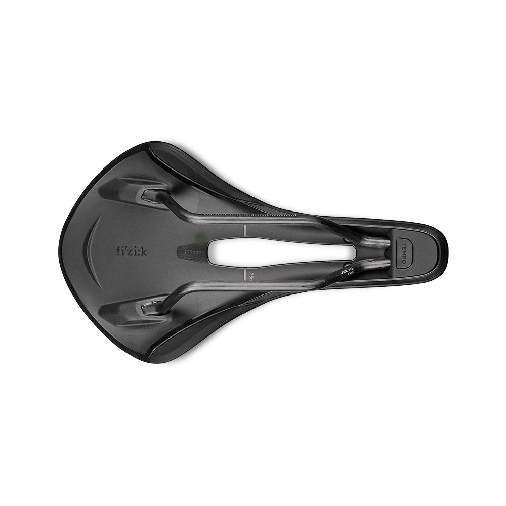 Zadel FIZIK TEMPO ALIANTE R1 155mm Carbon Rails Zwart