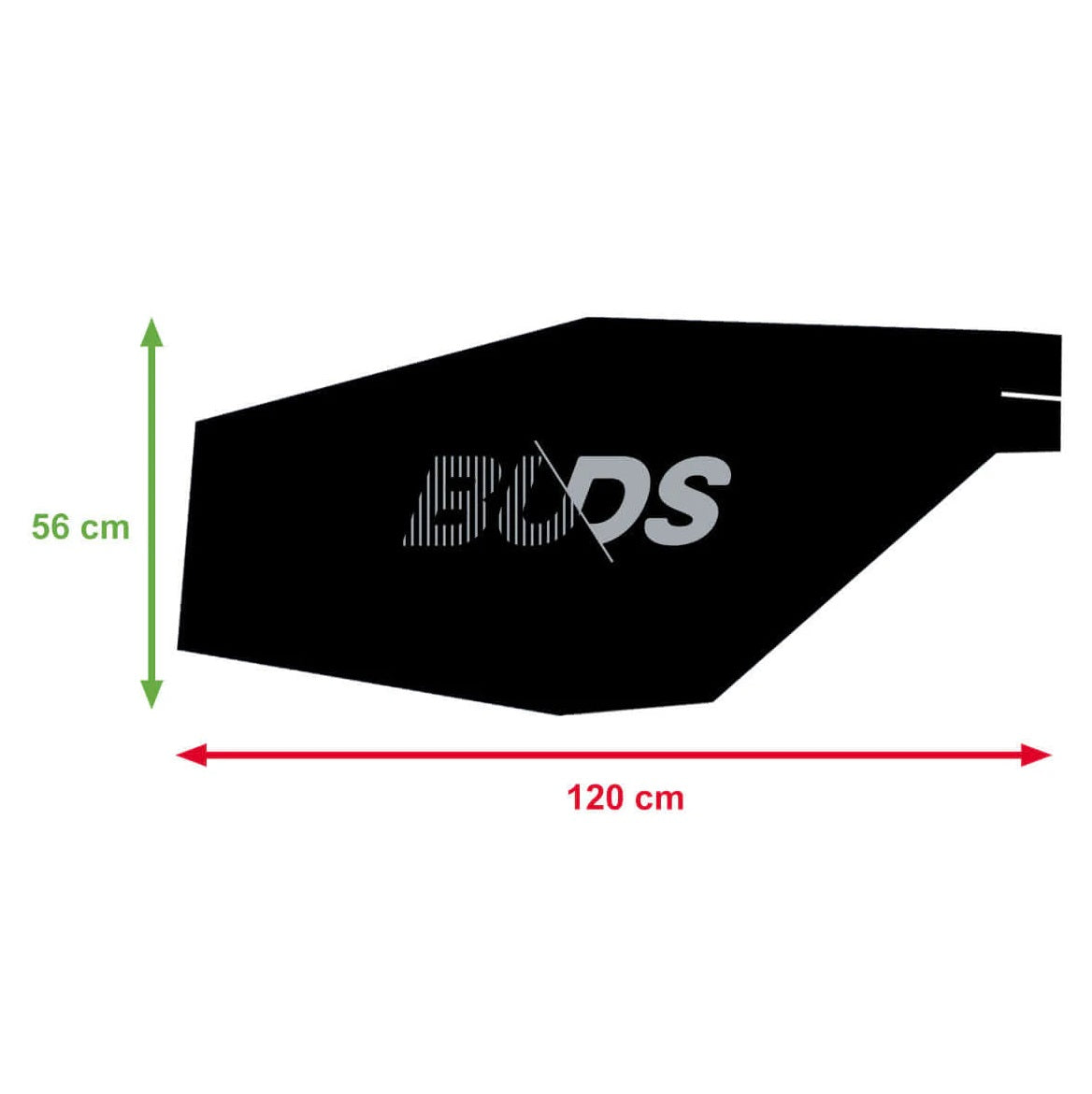 BUDS FRAME PROTECT MAXI Integrale beschermhoes voor racefiets-/mountainbikeframe zwart