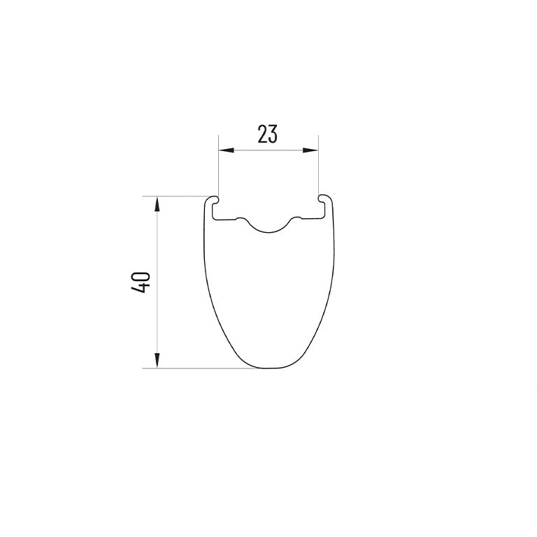 Paar MICHE GRAFF ALL ROAD DISC Tubeless wielen (Center Lock)
