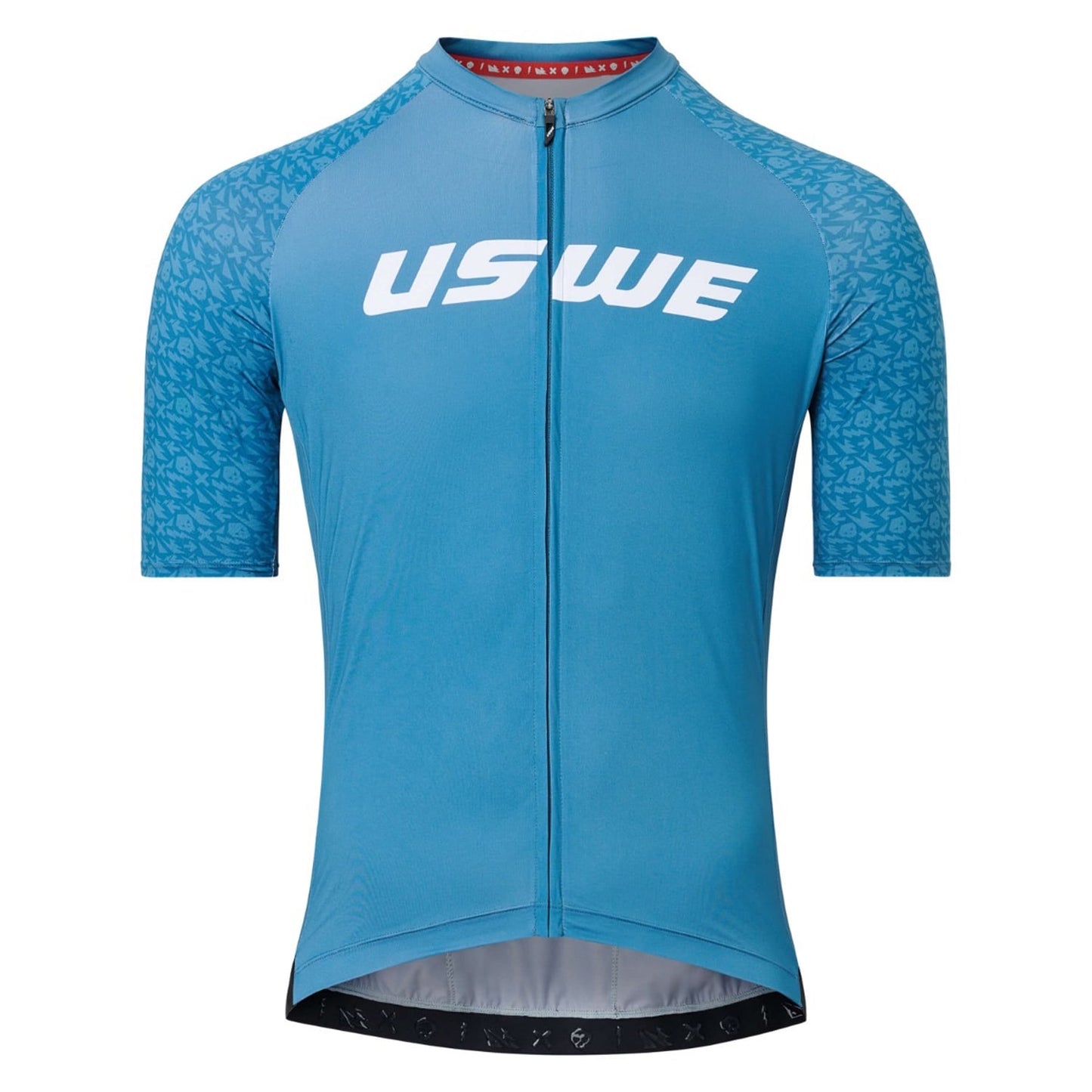 USWE GRUS GRAVEL Jersey Korte Mouw Blauw