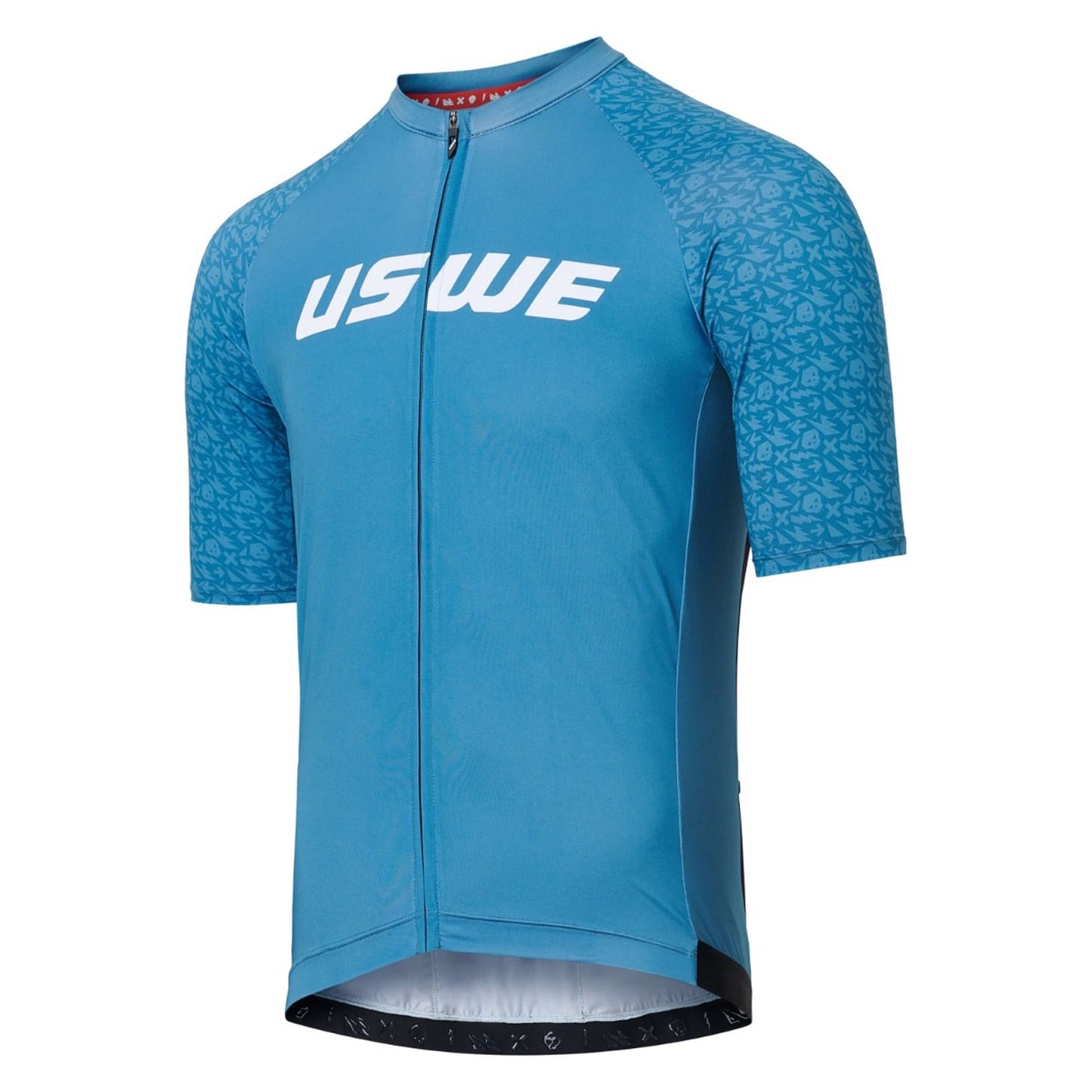 USWE GRUS GRAVEL Jersey Korte Mouw Blauw