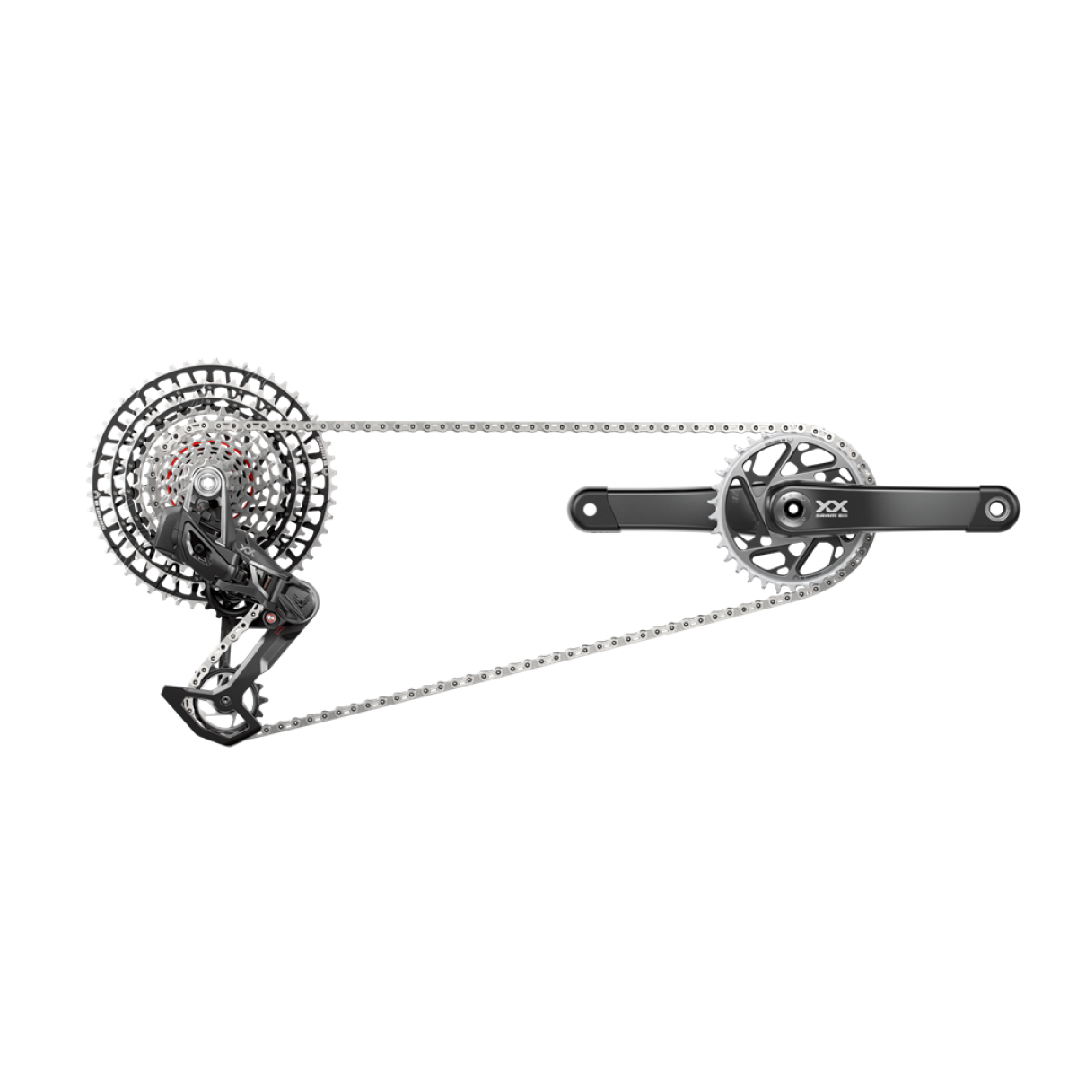 SRAM XX-SL EAGLE T-TYPE AXS EAGLE 12V Q174 DUB 34 Tanden 10/52 Pakket