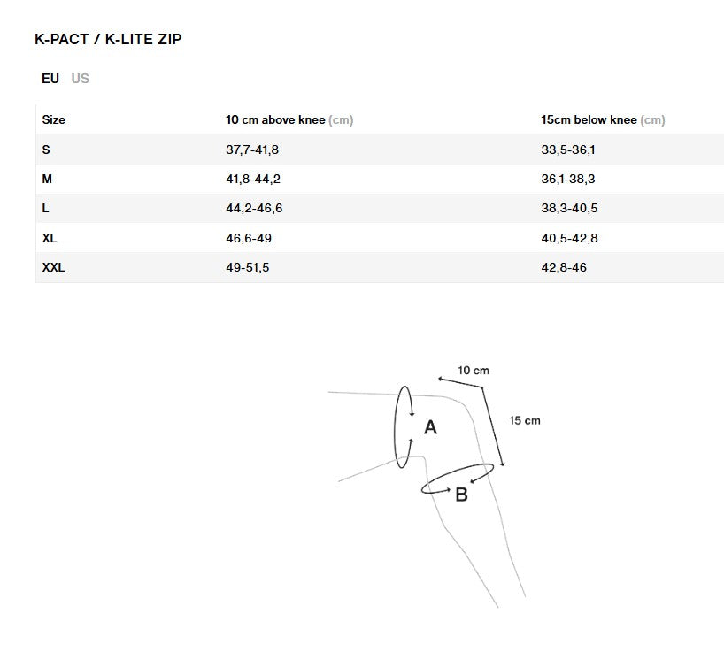 ION K-PACT Kniebeschermers Grijs