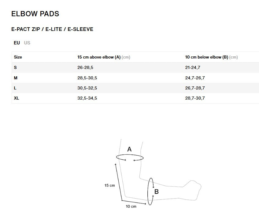 ION E-SLEEVE Elleboogbeschermers Zwart