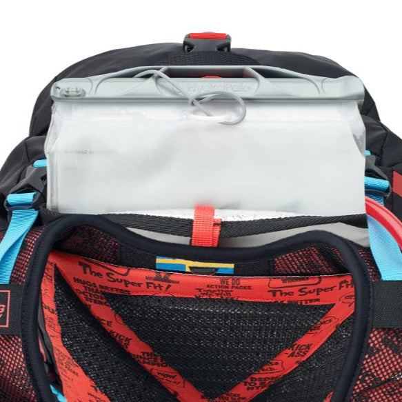 USWE HAJKER 18 L rugzak Zwart/Rood