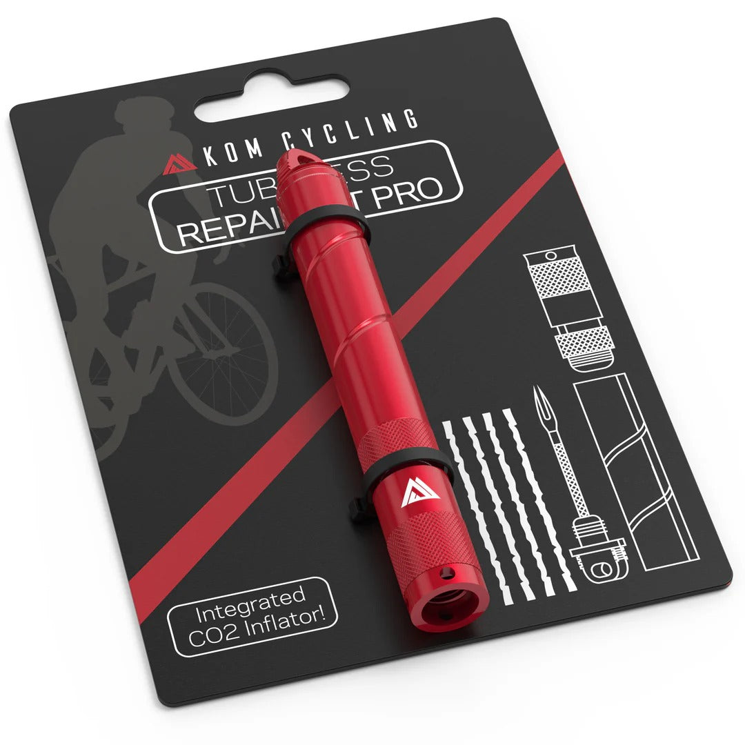 KOM CYCLING Tubeless PRO Reparatieset Rood