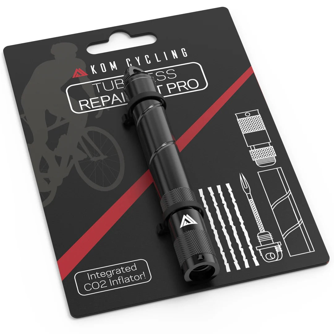 KOM CYCLING Tubeless PRO Reparatieset Zwart