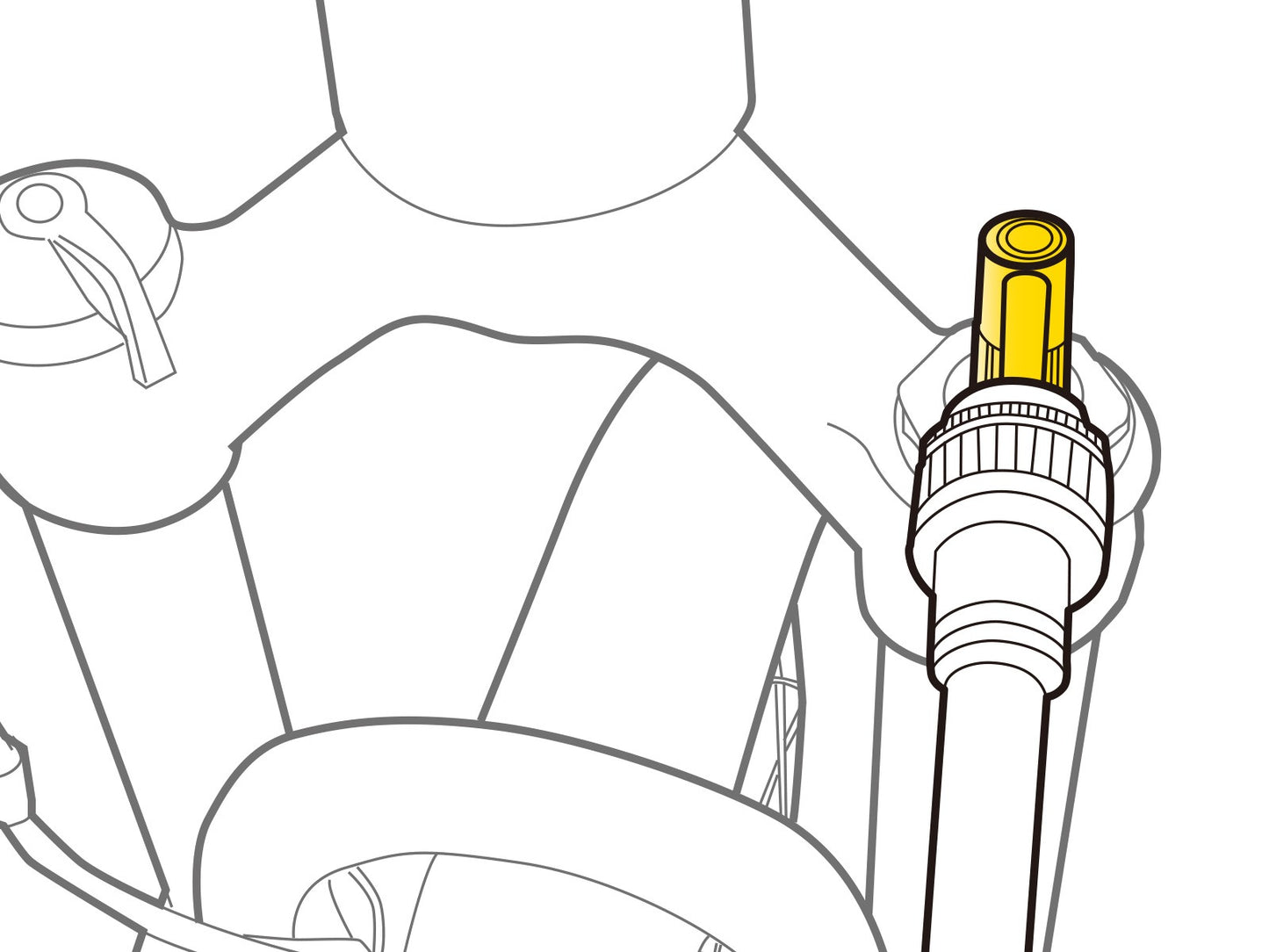 SCHRADER DRUK-RITE TOPEAK ventieladapter