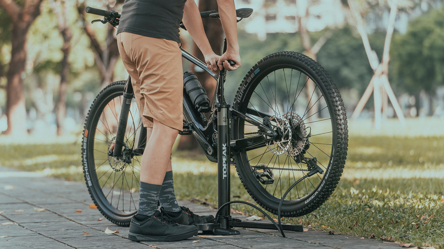 TOPEAK JOE BLOW MOUTAIN EX Voetpomp Zwart