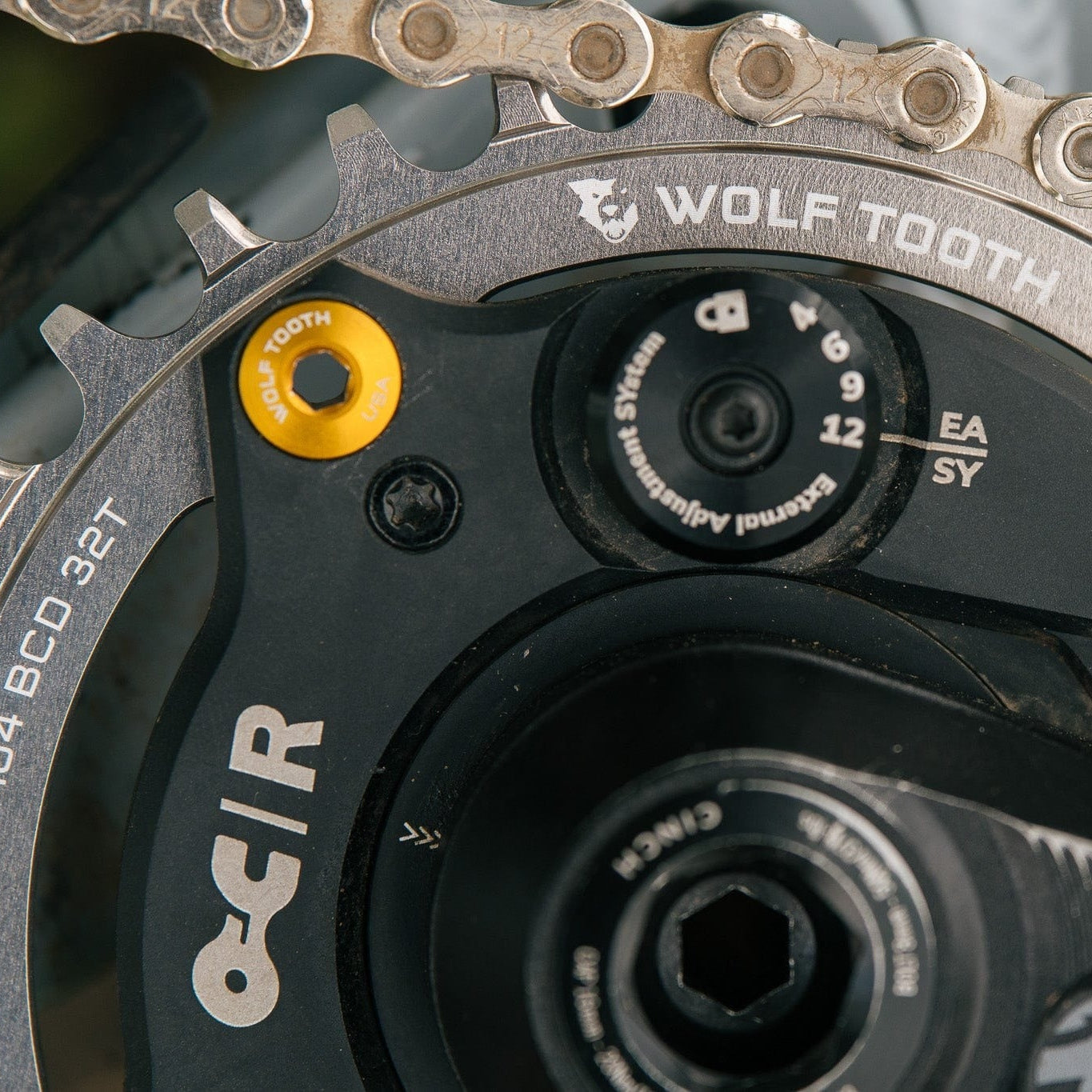 WOLF TOOTH DROP-STOP B 104mm Ruw Zilver Mono Dek
