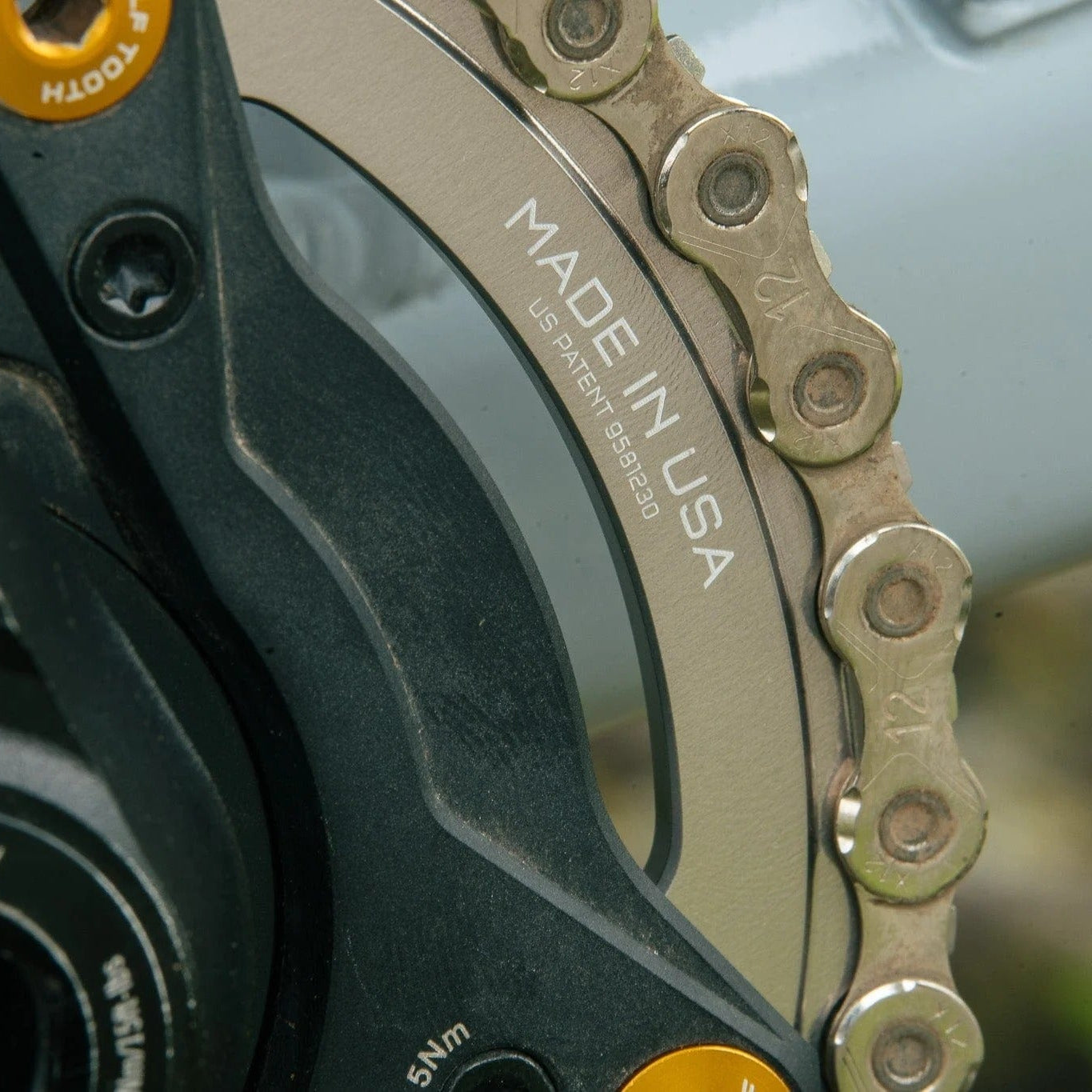 WOLF TOOTH DROP-STOP B 104mm Ruw Zilver Mono Dek