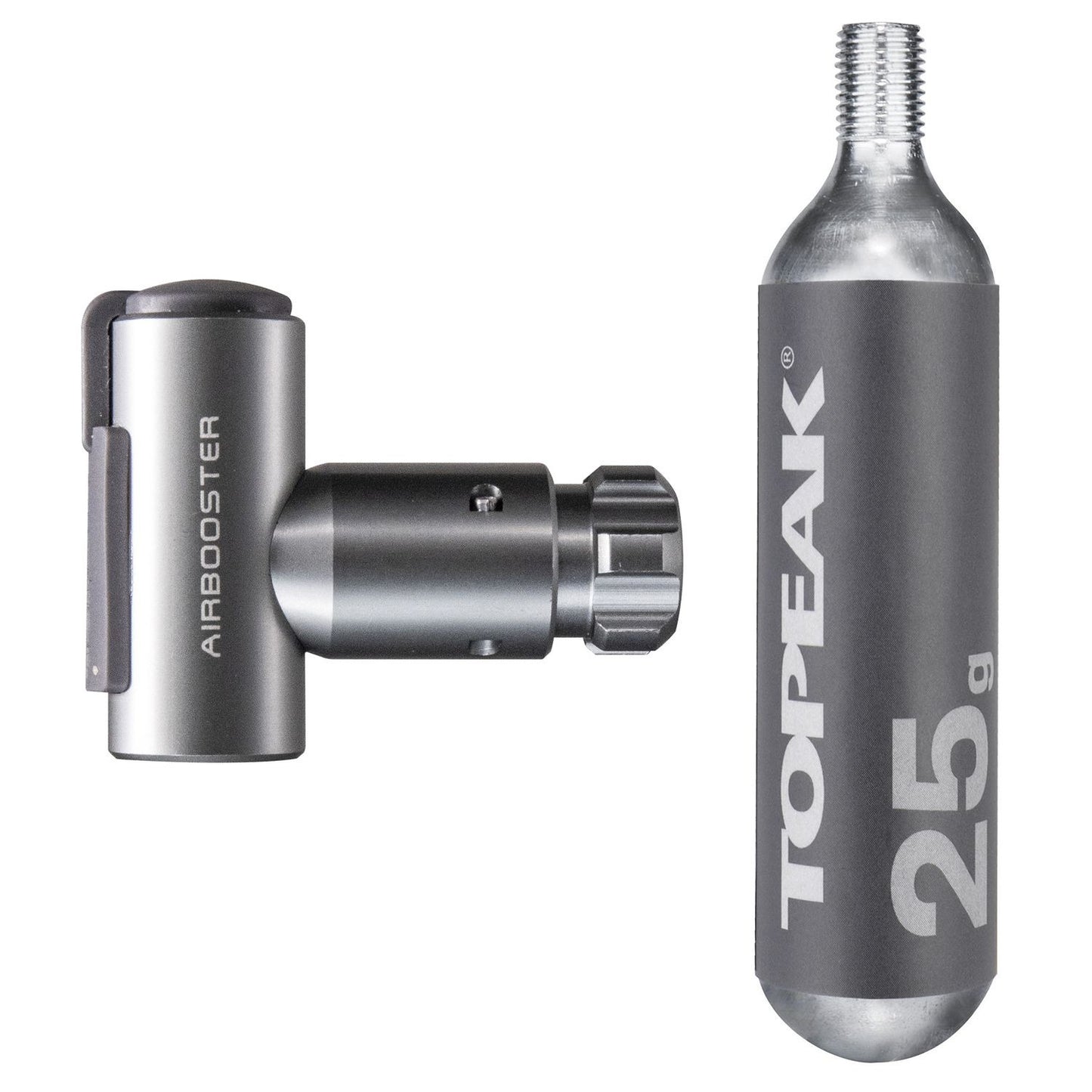 TOPEAK CO2 slagpin + 25 g CO2 patroon met schroefdraad (x1)