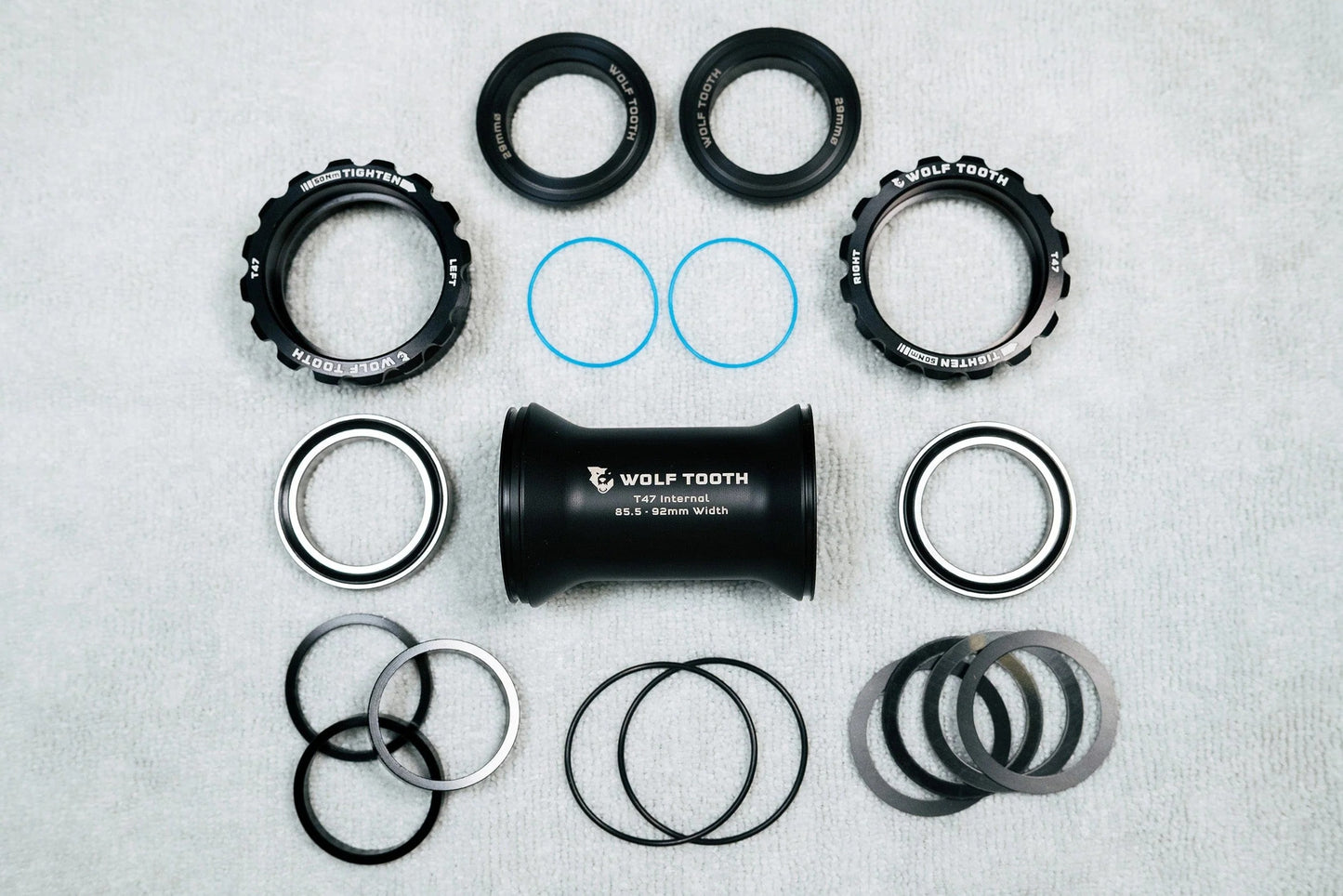 WOLFTOOTH T47 30mm Zwart crankstel